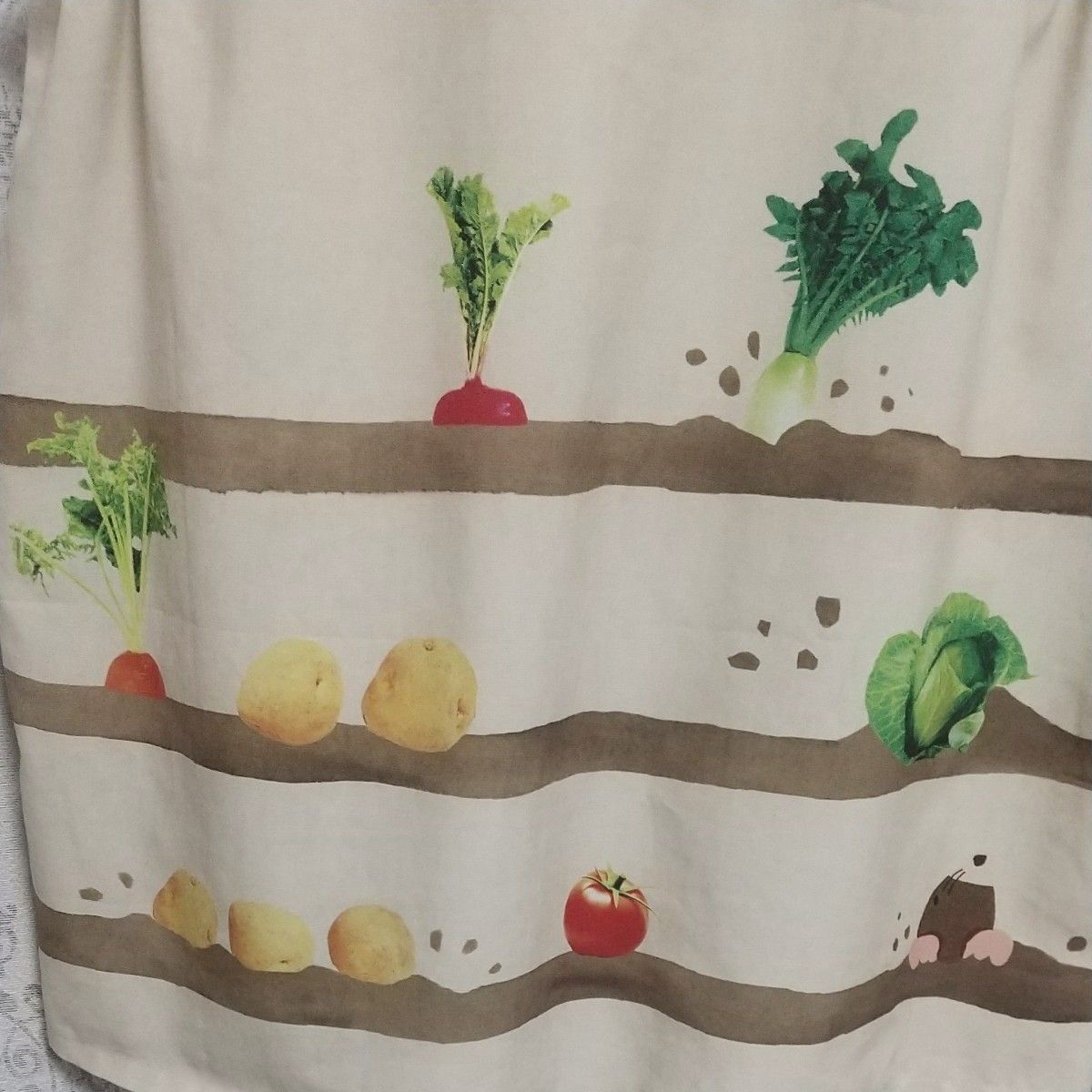 やさいさん 学研 すてきな先生 エプロン 学研 野菜畑 エプロン Vegetable Gardenやさいさん すてきな先生