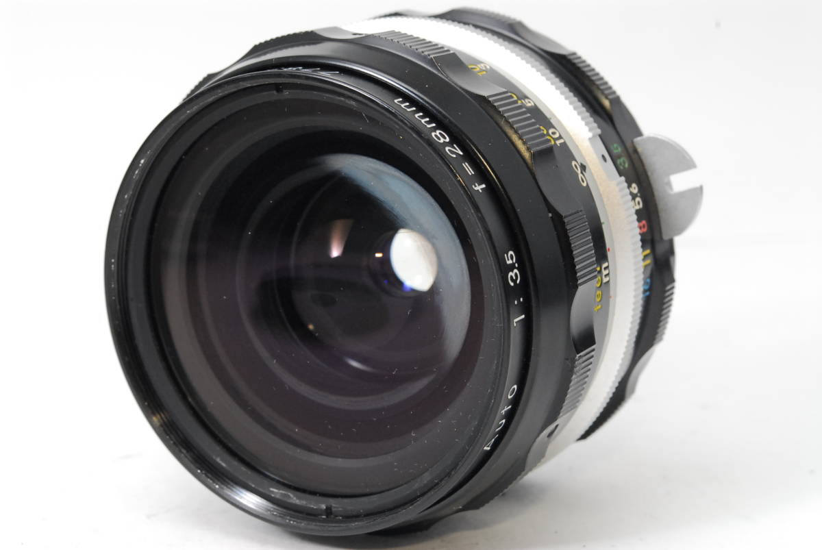 やや訳あり・動作品 ニコン Nikon Nikkor-H Auto 28mm F3.5 ♯8406_画像2