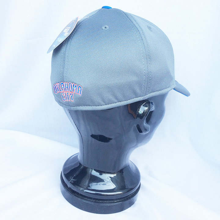 NBA オクラホマシティ サンダー OKLAHOMA CITY THUNDER ADIDAS アディダス キャップ CAP L-XL 2341_画像2