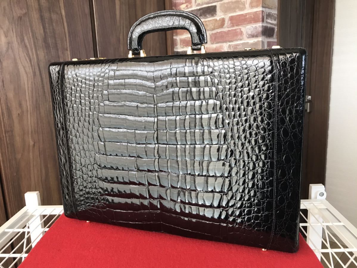  crocodile attache case 