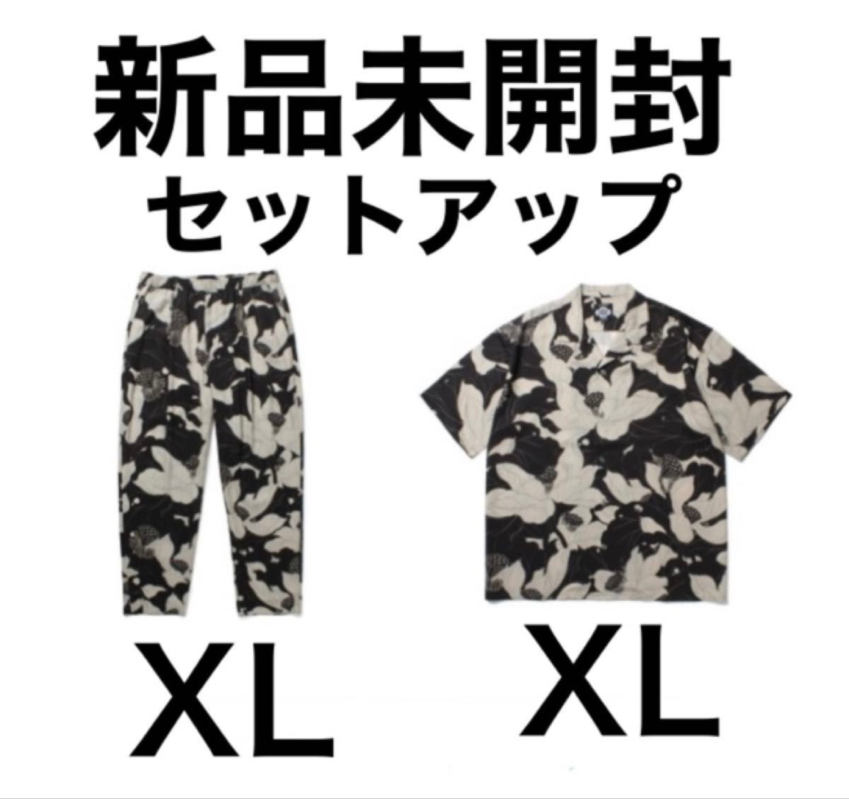 XLセットアップ GAKKIN ガッキン GAKKIN 舐達麻 浮蓮華 HAWAIIAN SHIRT & EASY TROUSERS