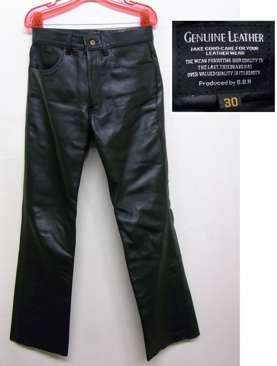 Yahoo!オークション - by B.B.H GENUINE LEATHER レザーパンツ Yahoo!オークション - by B.B.H GENUINE LEATHER レザーパンツ
