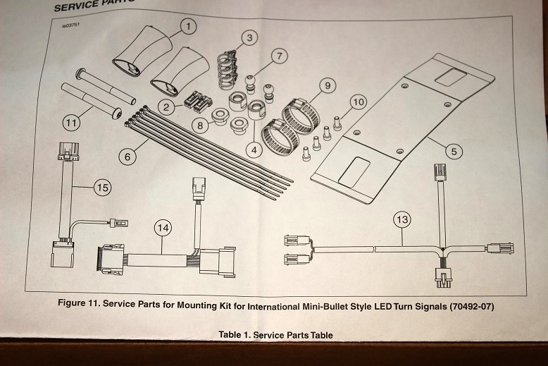  Mini LEDu in car kit + mount kit. set!/ Softail model /HD 69476-07,HD 70492-07/ unused goods!