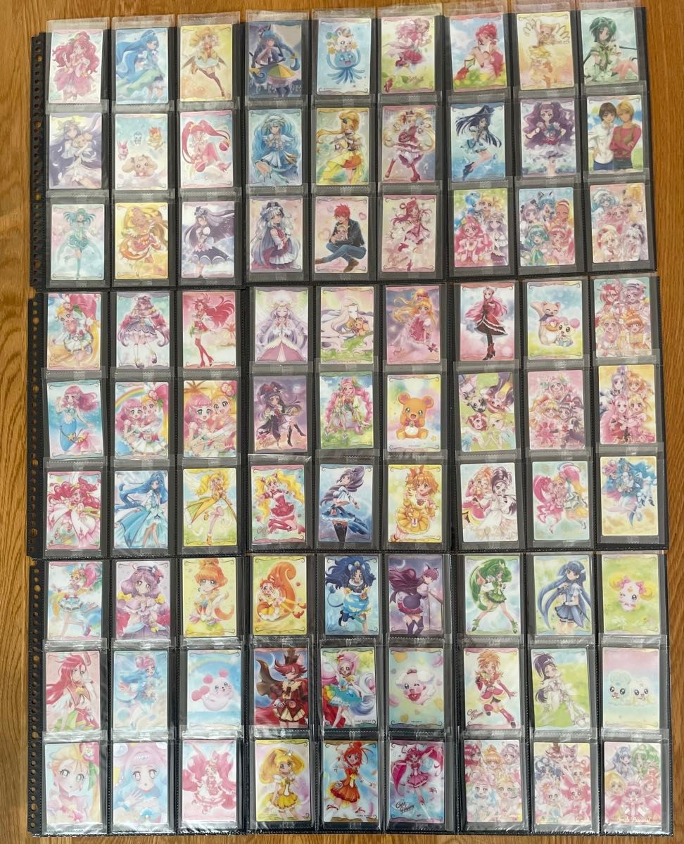 プリキュア ウエハース 250枚〜未開封纏め売り 未開封 プリキュア ウエハース 1〜9 フルコンプリート 美品