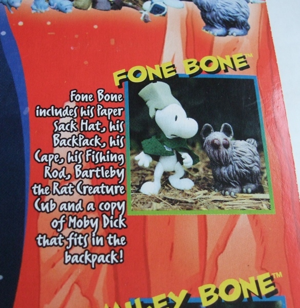  VINTAGE 1996年 JEFF SMITH'S BONE ボーン FONE BONE フィギュア・人形 未開封品　ReSaurus社　アメコミ ビンテージ_画像6