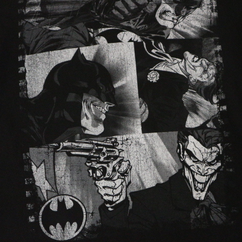 ヤフオク Dc Comics Batman Tシャツ L ブラック バットマ