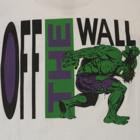 ヤフオク Vans Marvel Hulk Tシャツ M ホワイト バンズ