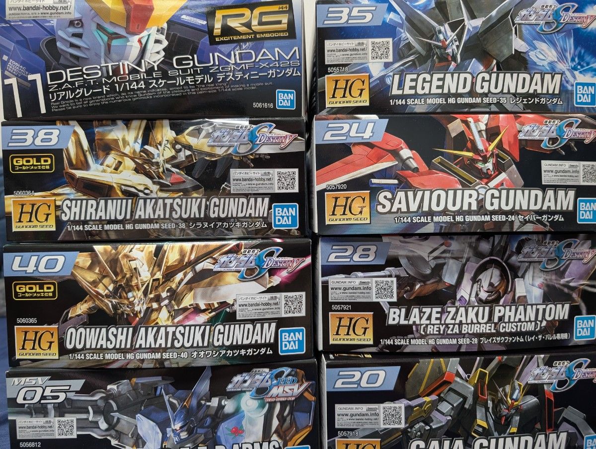 ガンダムSEED プラモデル HG ガンプラ まとめ売り ガンプラ】ガンダムSEED系 プラモデル8体セット 未組立品|Yahoo