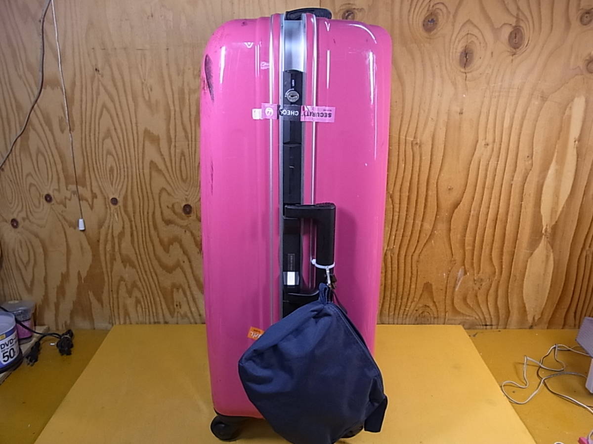 *P/038* green Works GREEN WORKS* suitcase and Light* pink key attaching * secondhand goods 