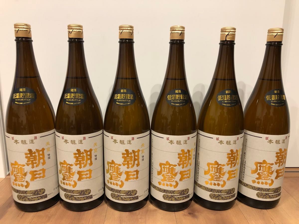 朝日鷹低温貯蔵酒2025年度06.0G最新詰酒‼️ 最新詰め 2025 8月】朝日鷹 低温貯蔵酒 1800ml 6本セット 高木