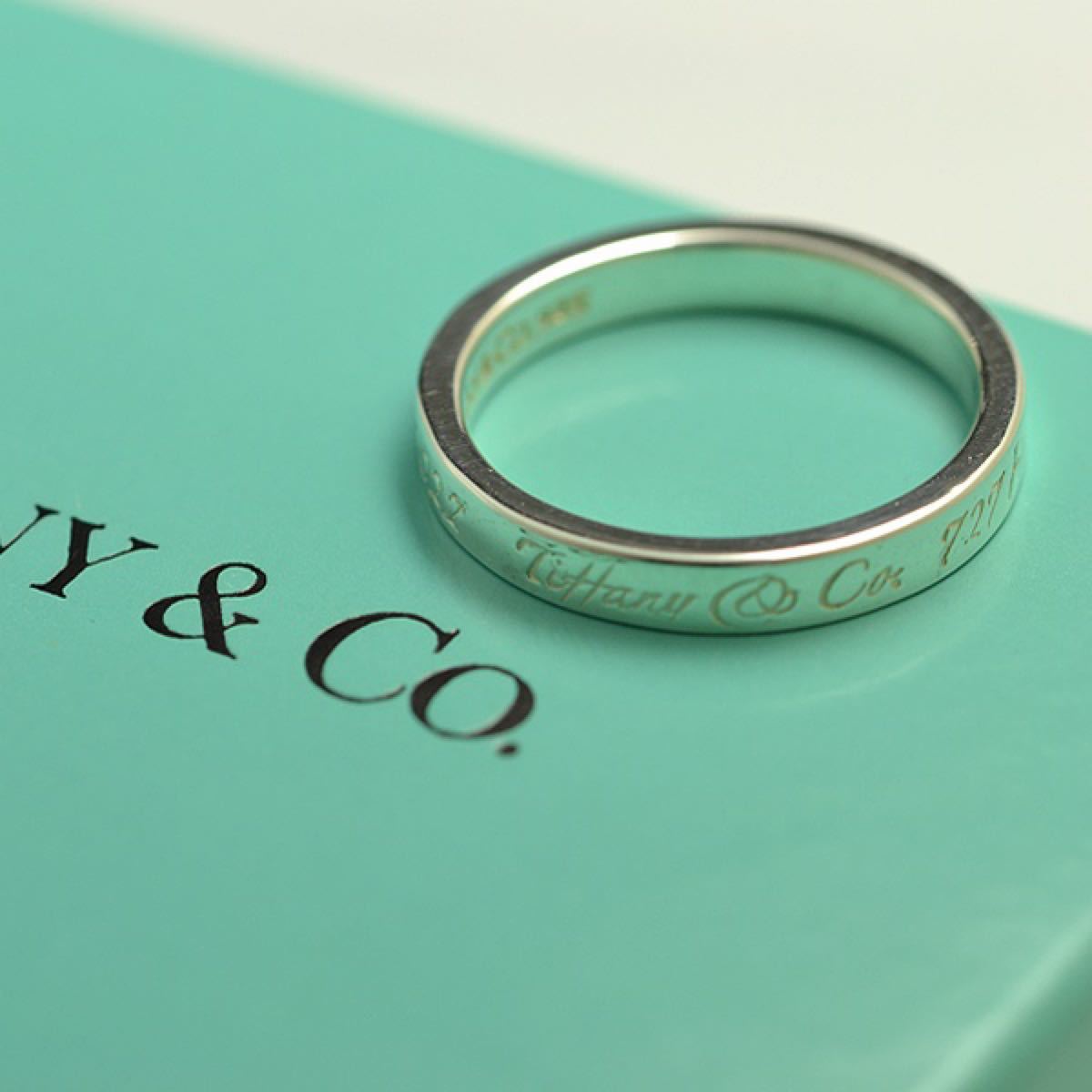 希少》Tiffany&Co. ダブル カーブド バンド リング 12~13号 売れ済