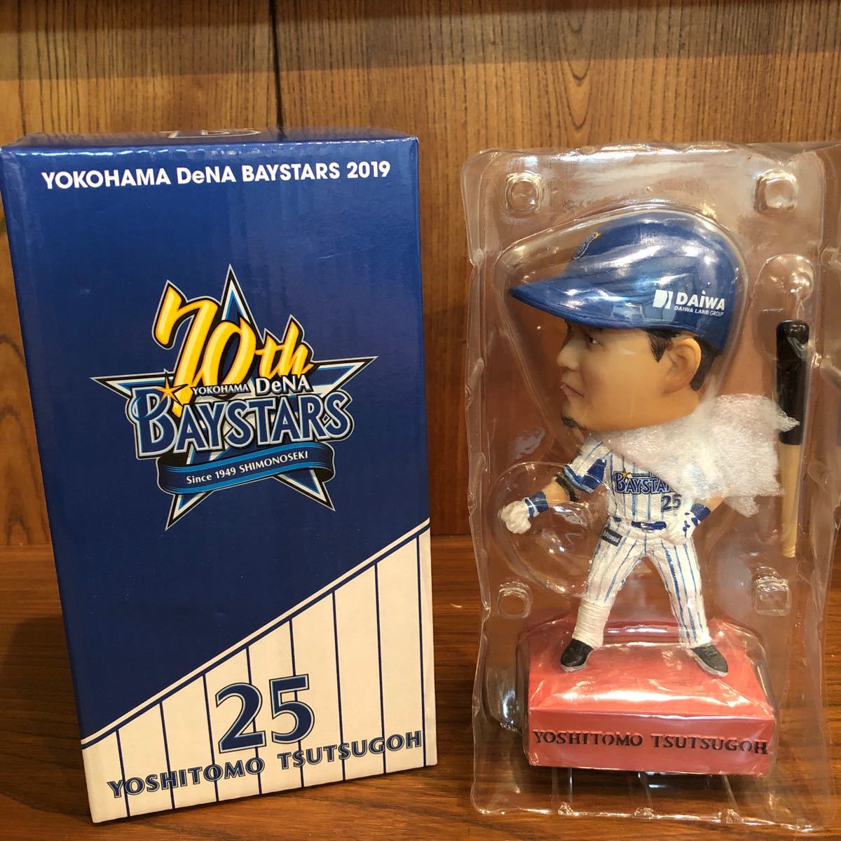 新品未使用 筒香嘉智 ボブルヘッド 横浜DeNAベイスターズ タンパベイレイズ
