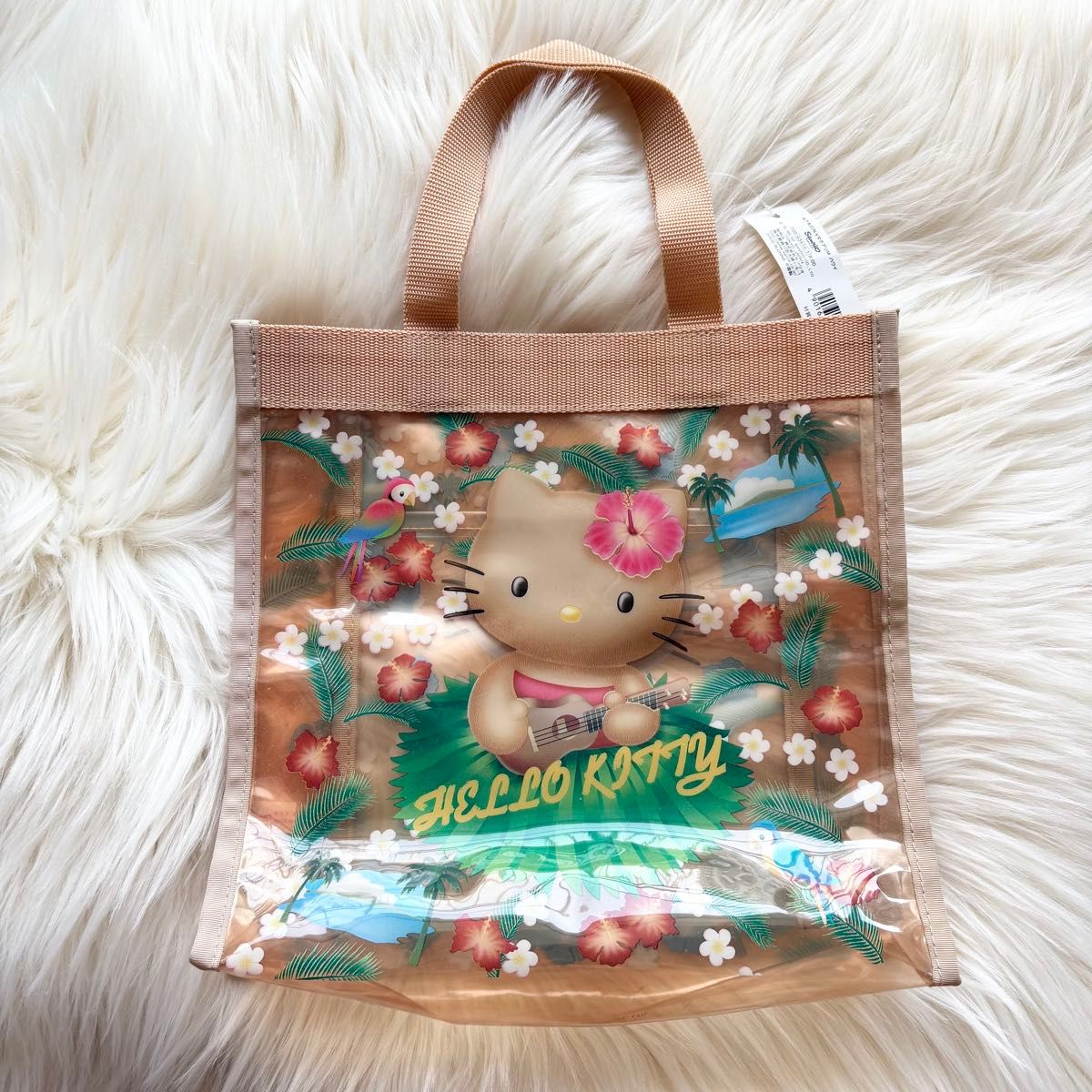 【新品】サンリオ 日焼け キティ ダニエル ハワイ 激レア ビニールバッグ 未使用 Sanrio サンリオ ハローキティ ダニエル ハワイ ビニール