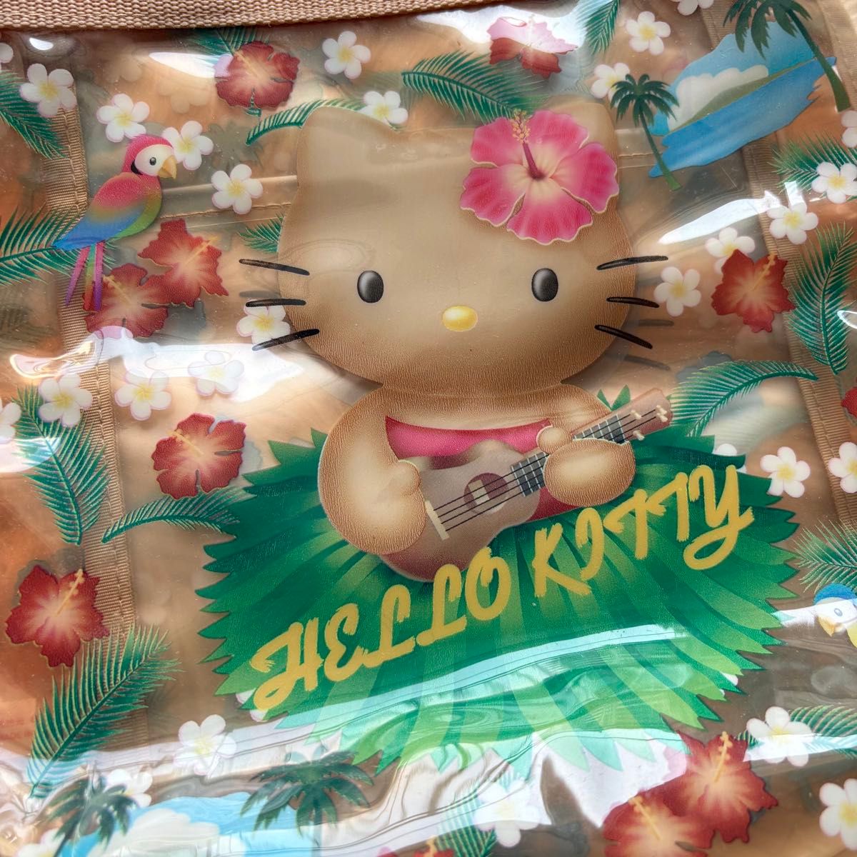 【新品】サンリオ 日焼け キティ ダニエル ハワイ 激レア ビニールバッグ 未使用 Sanrio サンリオ ハローキティ ダニエル ハワイ ビニール
