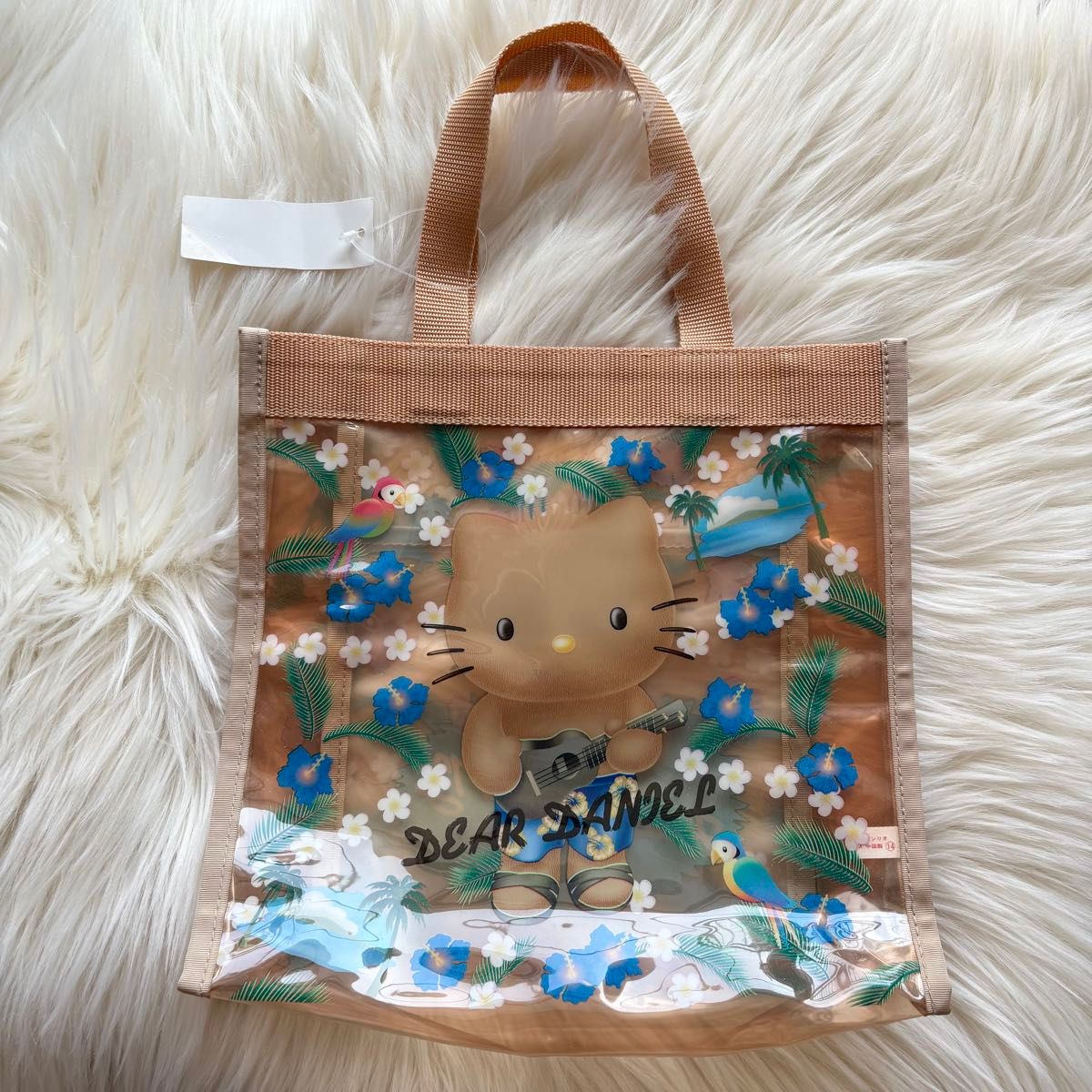 SANRIO★HELLO KITTY ビニールバッグ!【2001年】 未使用 Sanrio サンリオ ハローキティ ダニエル ハワイ ビニール