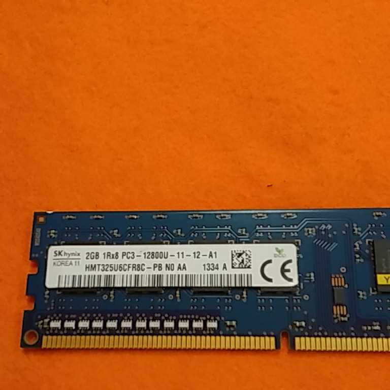 ☆周辺機器☆デスクトップメモリ　PC-3 12800DDR3 2G1枚 管理番号14_画像2