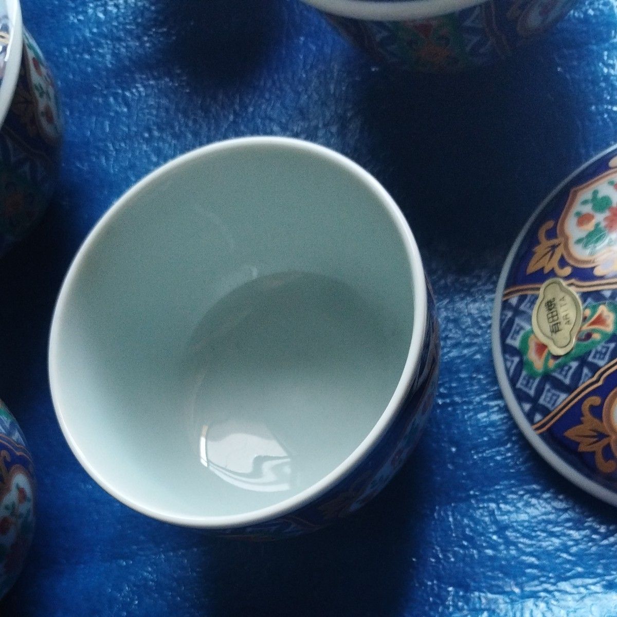 古伊万里 伊万里 中国 染付 蓋付き湯呑み 2 古伊万里 祥峰作 蓋付湯呑み 8個 有田焼|Yahoo!フリマ(旧