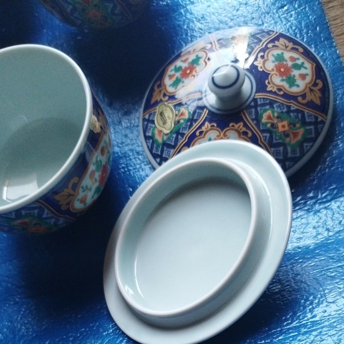 古伊万里 伊万里 中国 染付 蓋付き湯呑み 2 古伊万里 祥峰作 蓋付湯呑み 8個 有田焼|Yahoo!フリマ(旧