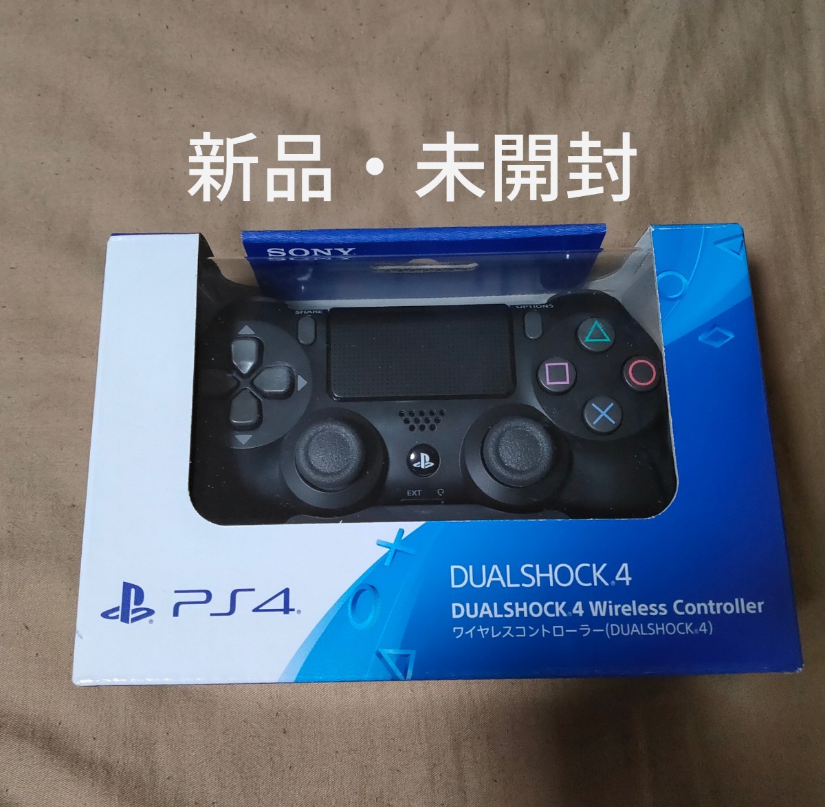 新品・純正PS4 コントローラー DUALSHOCK4　 ジェットブラック