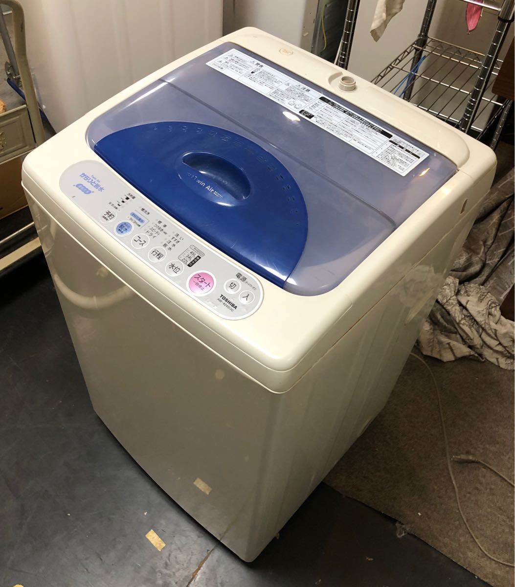 全自動洗濯機 TOSHIBA 4.2kg 送風乾燥付き♪送料込み♪東芝 洗濯機 乾燥機