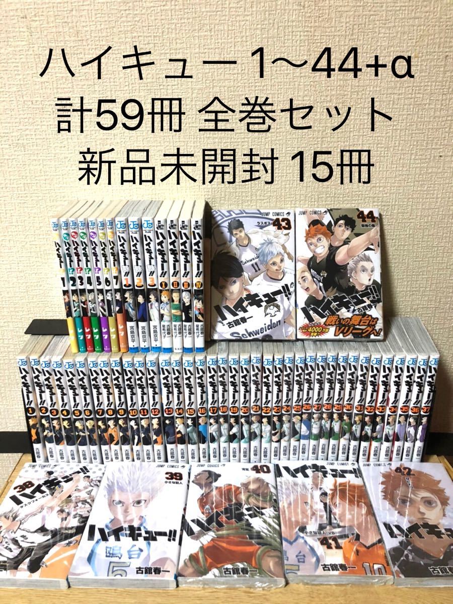 50 ハイキュー 漫画 全巻 表紙