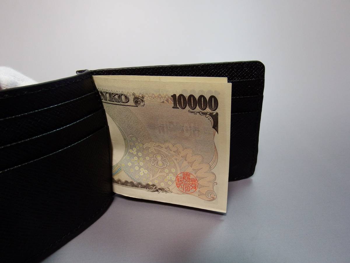  new goods settlement of accounts special price! one in photograph . delivery top class! Mini ma list Smart . man for crocodile money clip Brown Gold 3