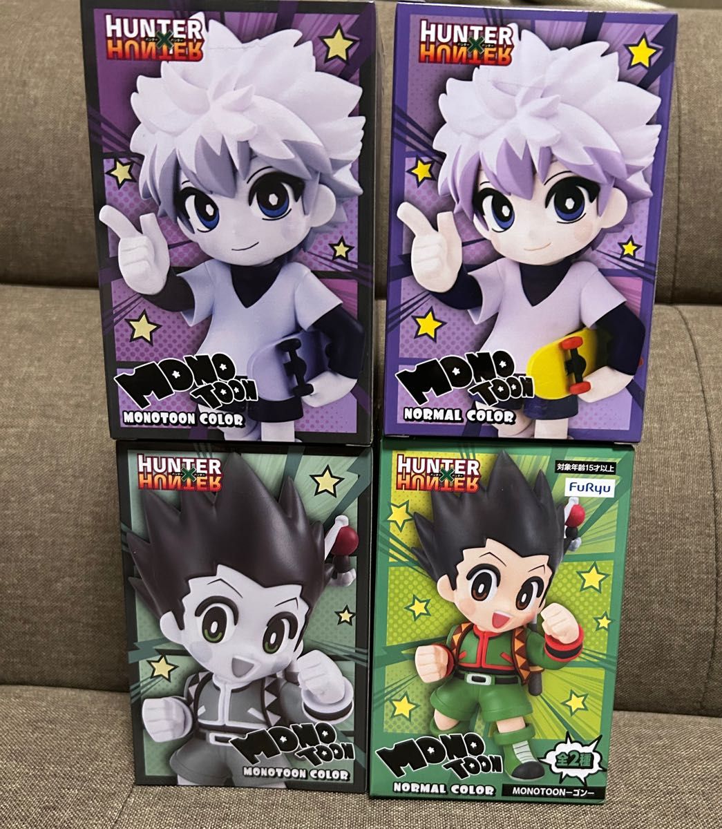 超爆レア‼️HUNTER x HUNTER デジタルプリント【ゴン&キルア】‼️ ハンターxハンター ゴン キルア モノトーン フィギュア|Yahoo