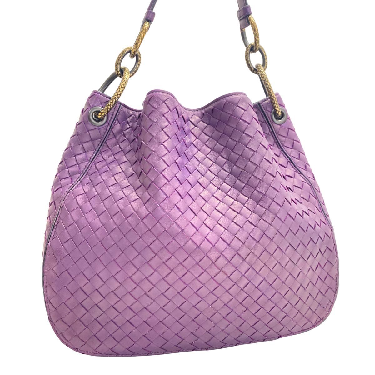 BOTTEGA VENETA ボッテガ イントレ ワンショルダー パープル