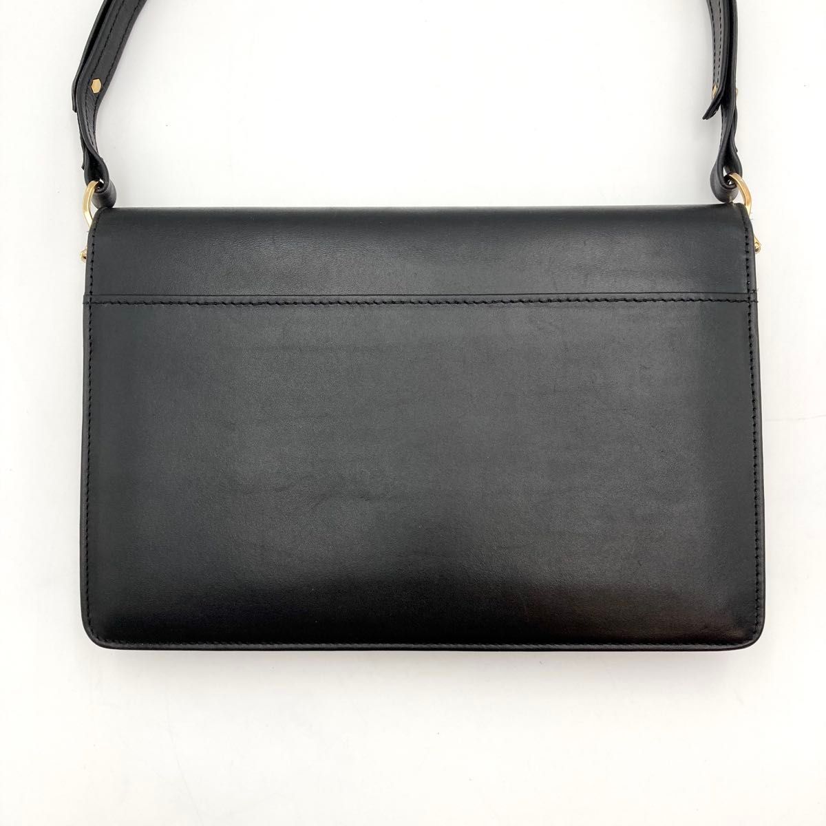 【極美品】 カルティエ マストライン フラップ ショルダーバッグ 保存袋 極美品】Cartier カルティエ ショルダーバッグ マストライン 黒