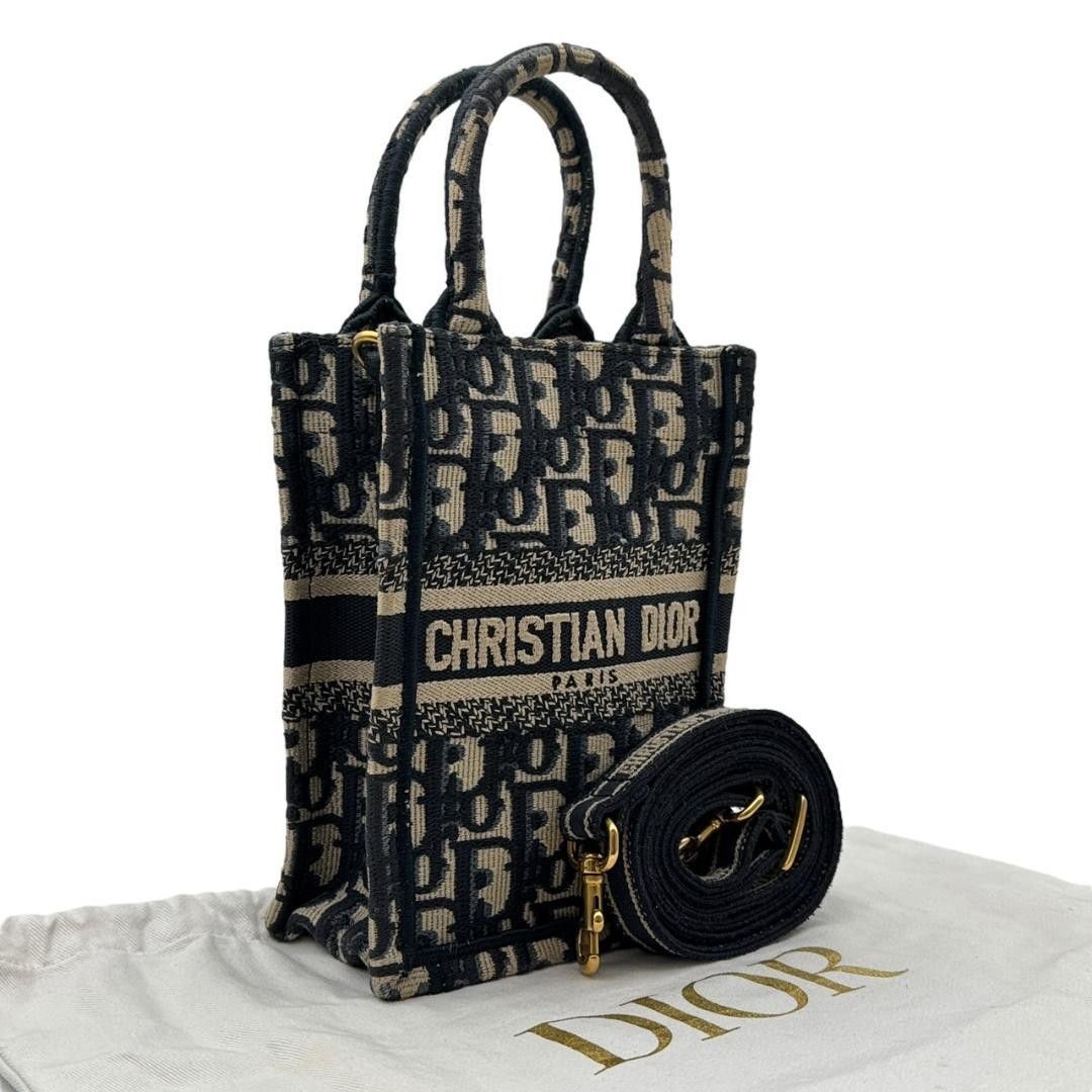 【★希少★】ディオール バーティカル ブックトートミニ 新品同然】ディオール Dior ブックトート ミニ バーティカル