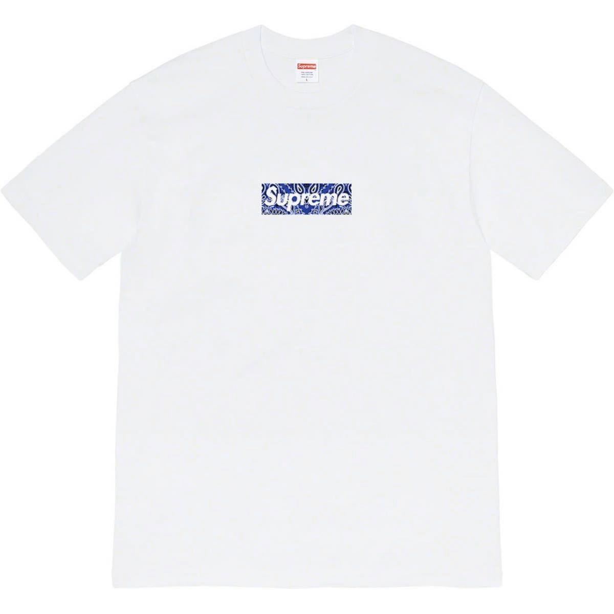ベビーグッズも大集合 Supreme 新品未使用 Bandana Sサイズ Tee Logo Box - Tシャツ/カットソー(半袖/袖なし) -  alrc.asia