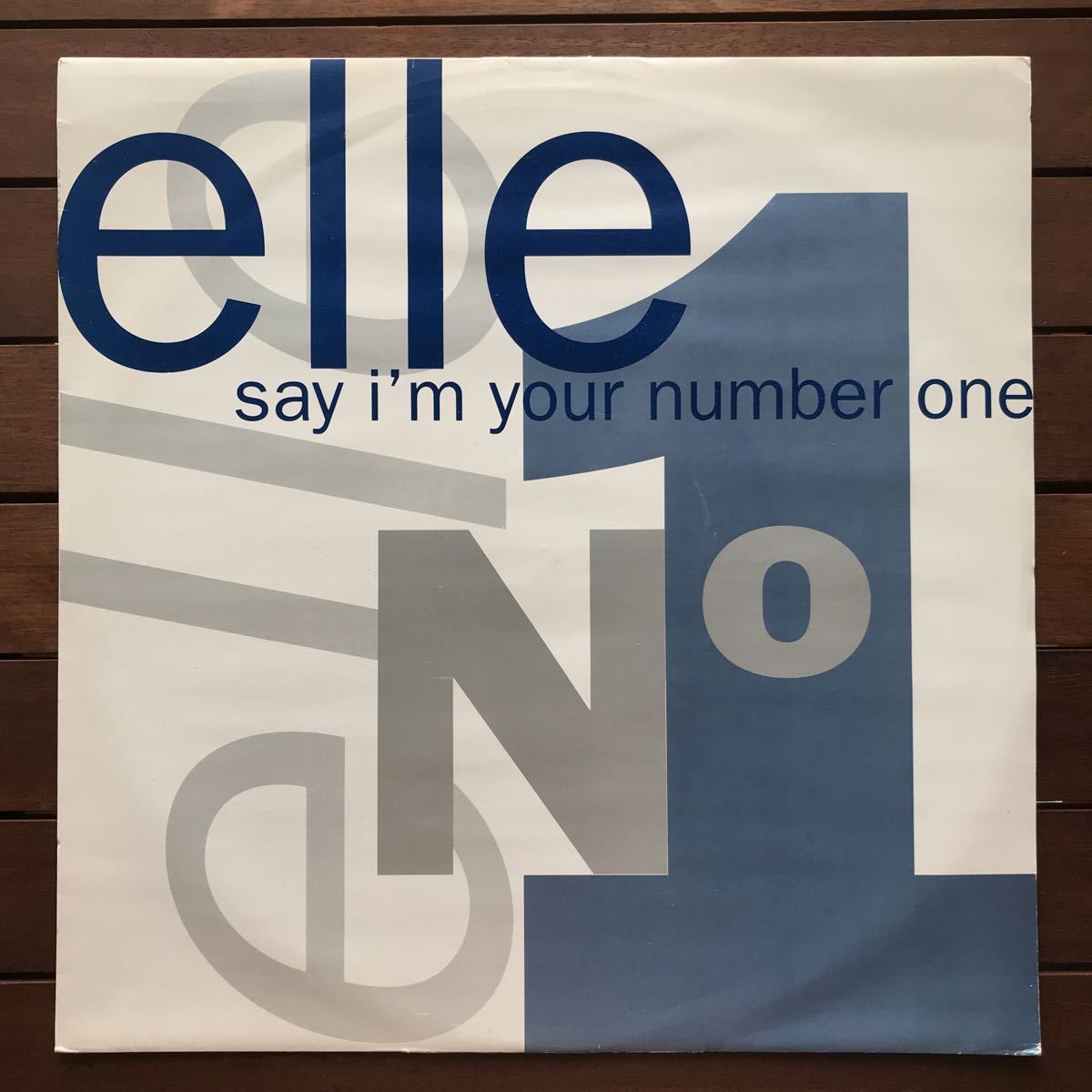 【r&b】Elle / Say I'm Your No. 1［12inch］princess / say i'm your number one オリジナル盤《1-4 9595》groundbeat cover_画像1