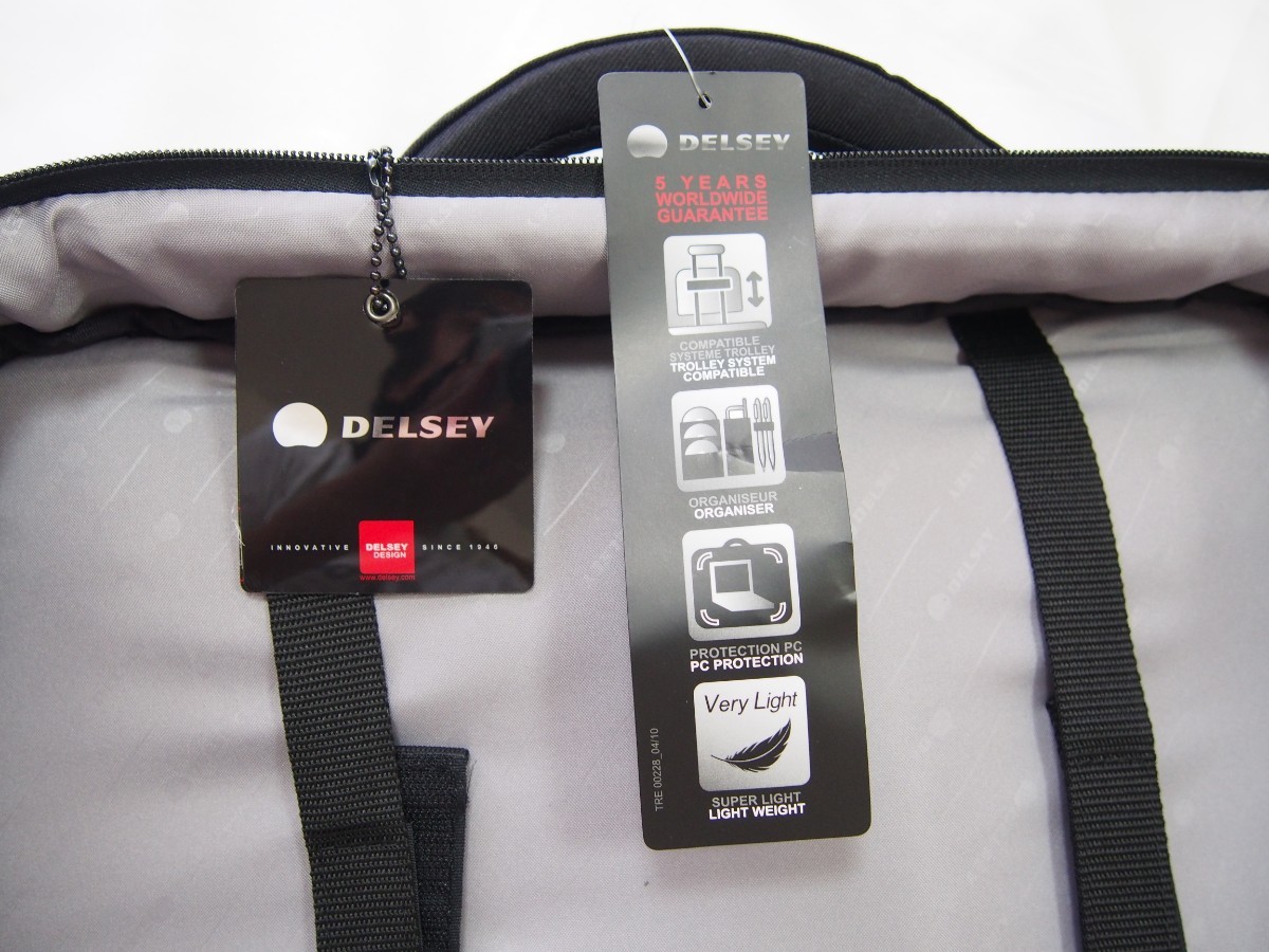 デルセー（DELSEY）　ノートPC収納可ブリーフケース　ビジネスバッグ　新品