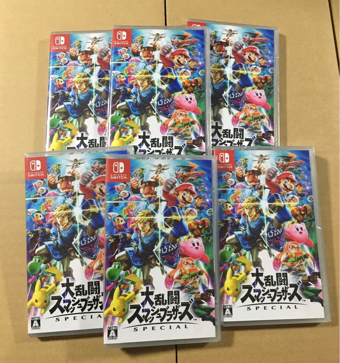 新品未開封switchソフト大乱闘スマッシュブラザーズとゼルダの伝説2本セット 新品未開封 シュリンク付き 大乱闘スマッシュブラザーズ