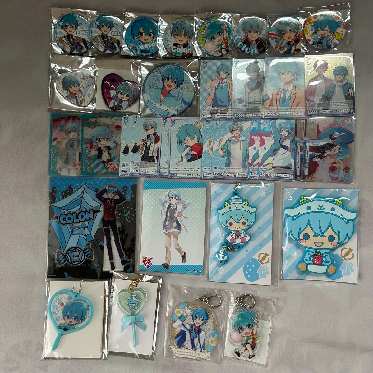 ころんくん グッズ まとめ売り アクキー アクスタ ぬいぐるみ トレカ すとぷり ころんくん グッズ まとめ売り 缶バッジ カード