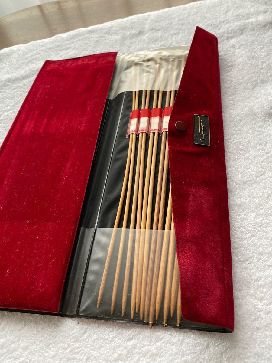 竹製　編み棒　54本セット