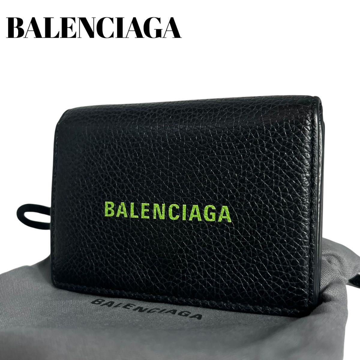 バレンシアガ エブリデイ レザー カードケース 希少】BALENCIAGA バレンシアガ 三つ折り財布 コインケース