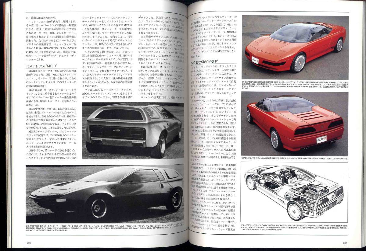 【c7229】1996年 MG F - スポーツカーに乗ろう [別冊CG]_画像7