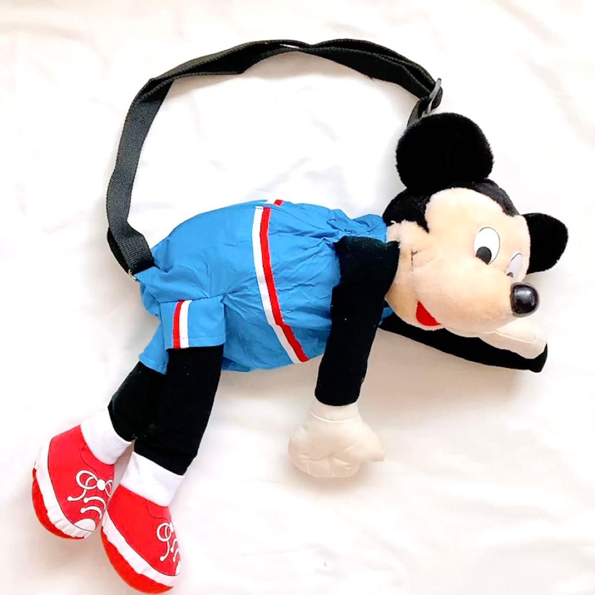 vintage ディズニー ミッキーマウス ぬいぐるみ ショルダーバッグ ヴィンテージ ビンテージ 古着 アメトイ