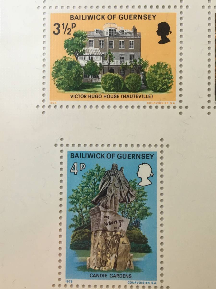 切手：自然・風景・建物・植物／ガーンジー島（イギリス 王室属両）＊シート＊_画像2