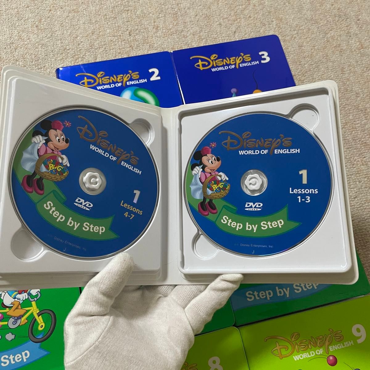 ディズニー英語システム Step by Step CD 1-12セット ディズニー英語システム DWE step by step 12枚セット売り