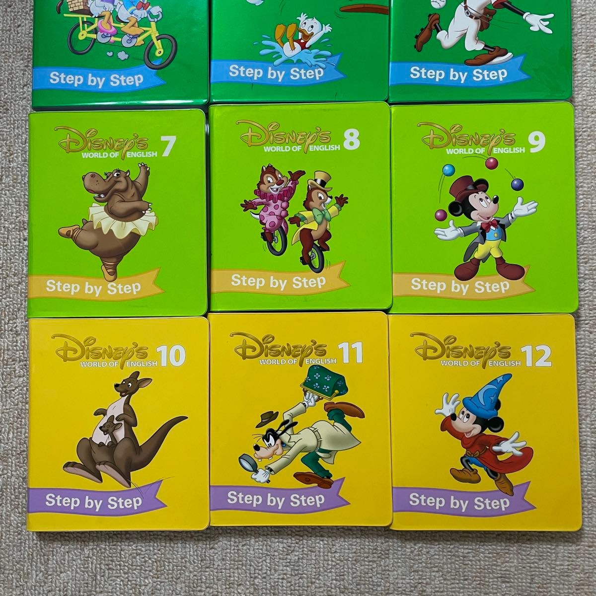 最終値下83‐③DWE ディズニー英語システム Step by Step DVD ディズニー英語システム DWE step by step 12枚セット売り