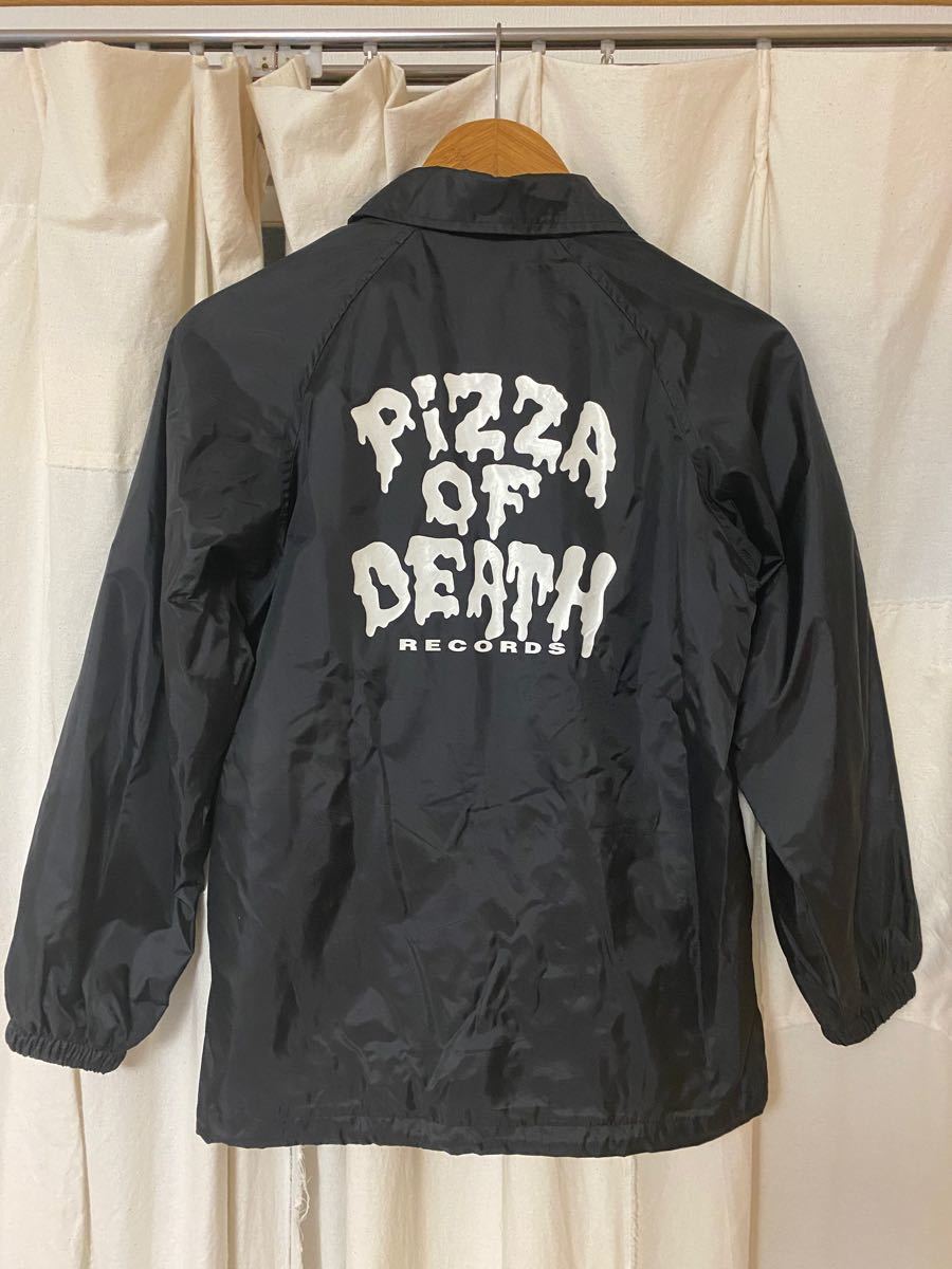 pizza of death コーチジャケット/ナイロン/cardinal