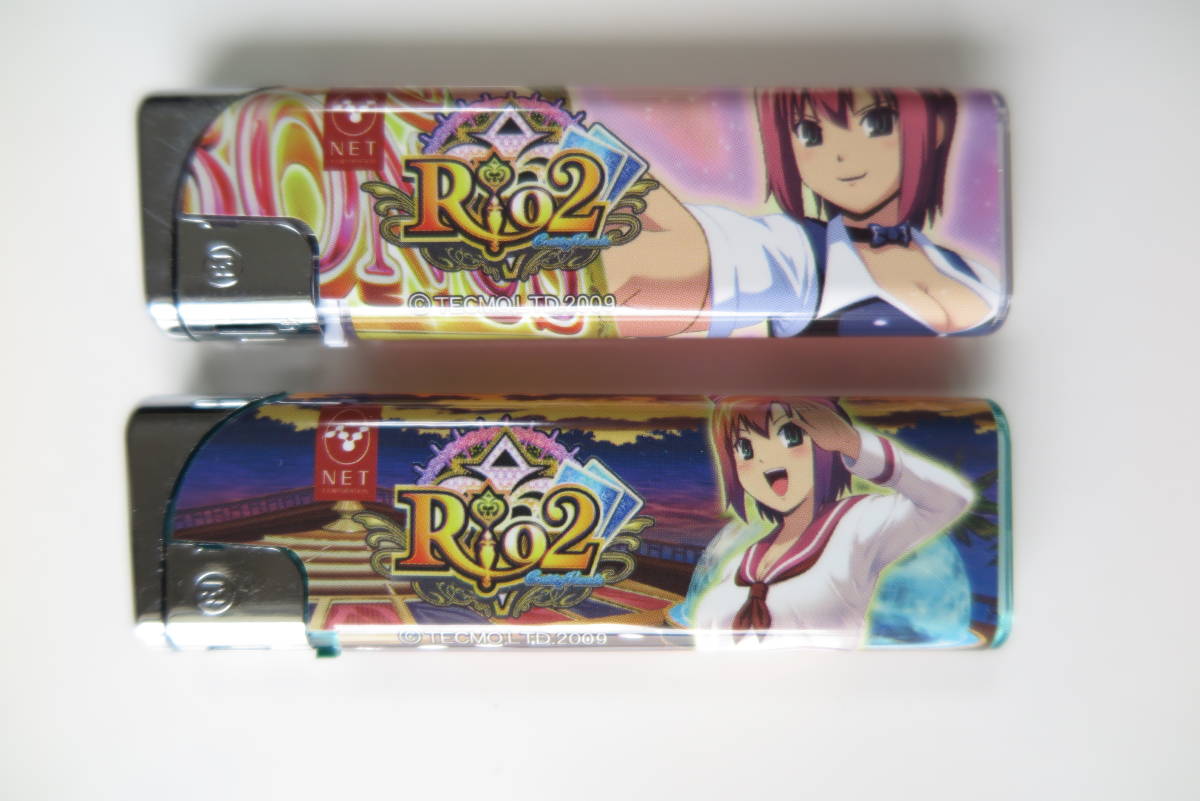 Rio2 rio 2 5 kind =1 set! unused! electron lighter anime postage service!