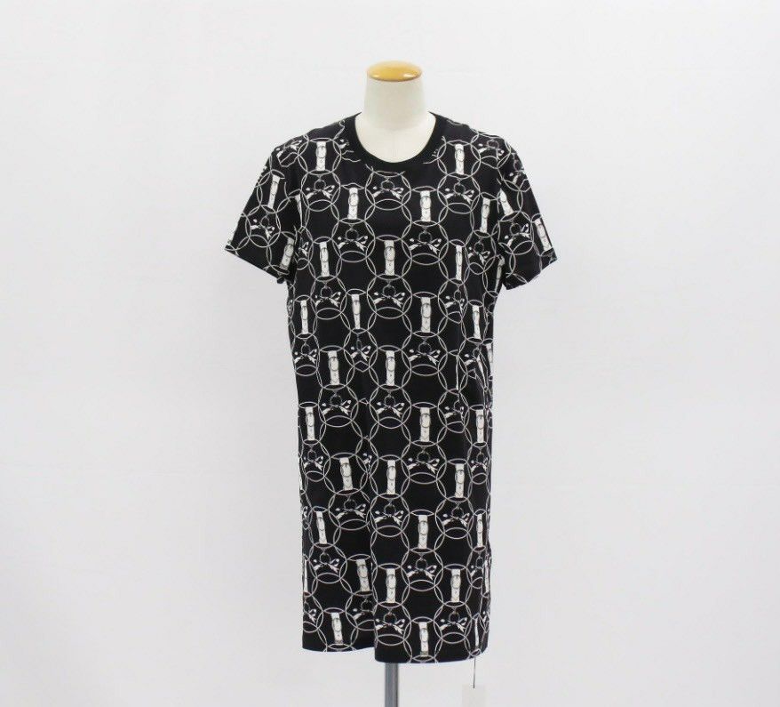 2色展開★Hermes ワンピース 半袖 新品エルメス HERMES カットソーワンピース Tシャツ 40 新品