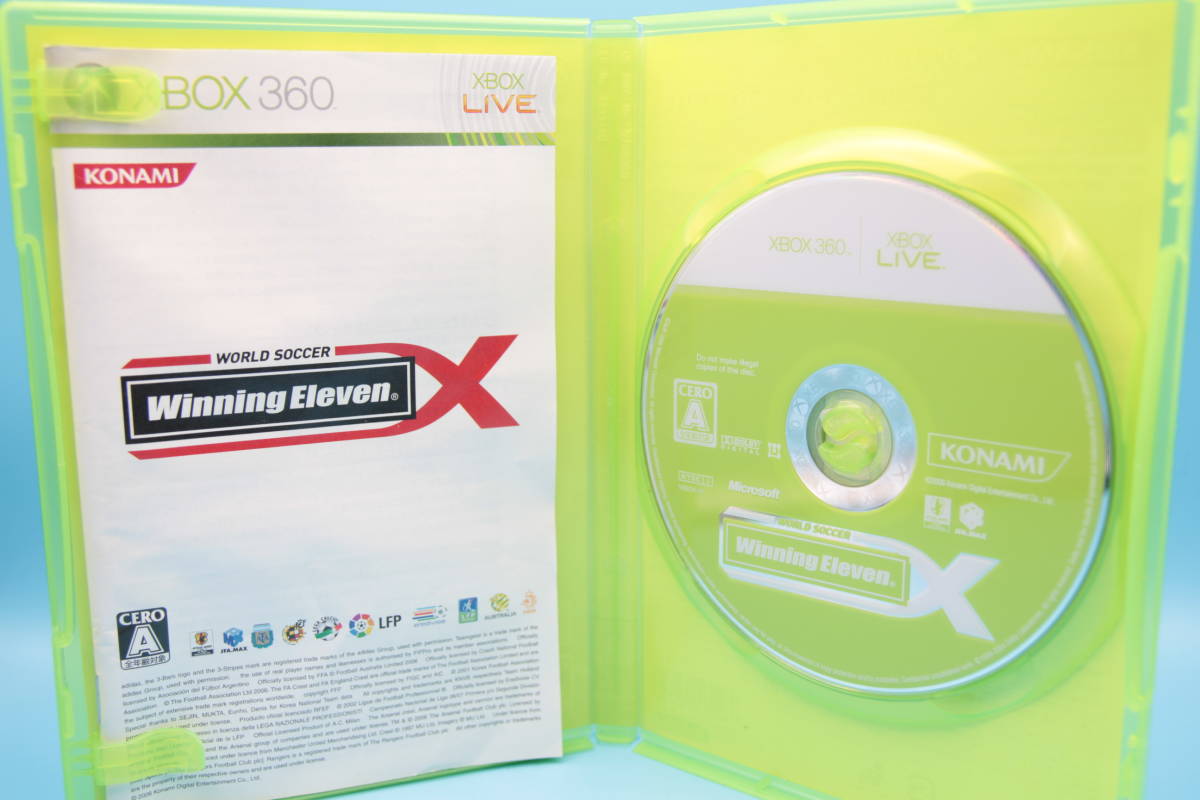 X-BOX ワールドサッカーウイニングイレブン X World Soccer Winning Eleven X - Microsoft Xbox 360 game 805_画像3
