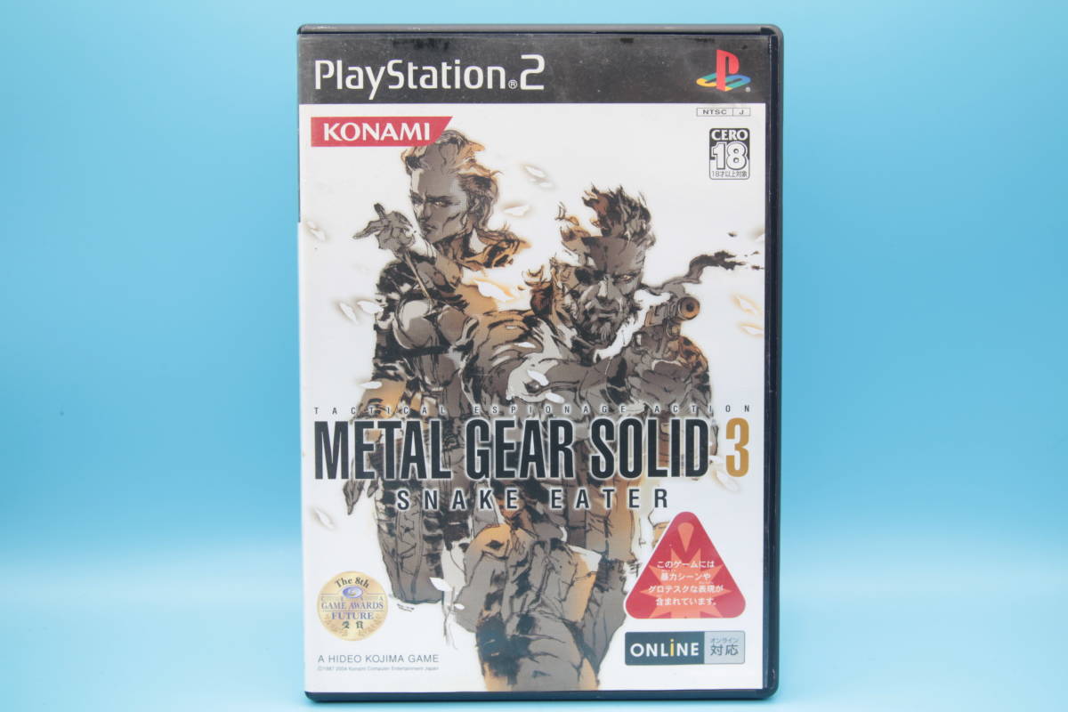 SONY PS2 メタルギアソリッド3 スネーク イーター コナミ SONY PS2 Metal Gear Solid 3 Snake Eater Konami_画像1