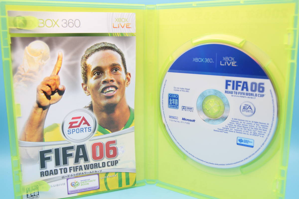 X-BOX　FIFA ロード・トゥ・ワールドカップ　 Fifa 06 Road To Fifa World Cup　- Microsoft Xbox 360 game　806_画像3