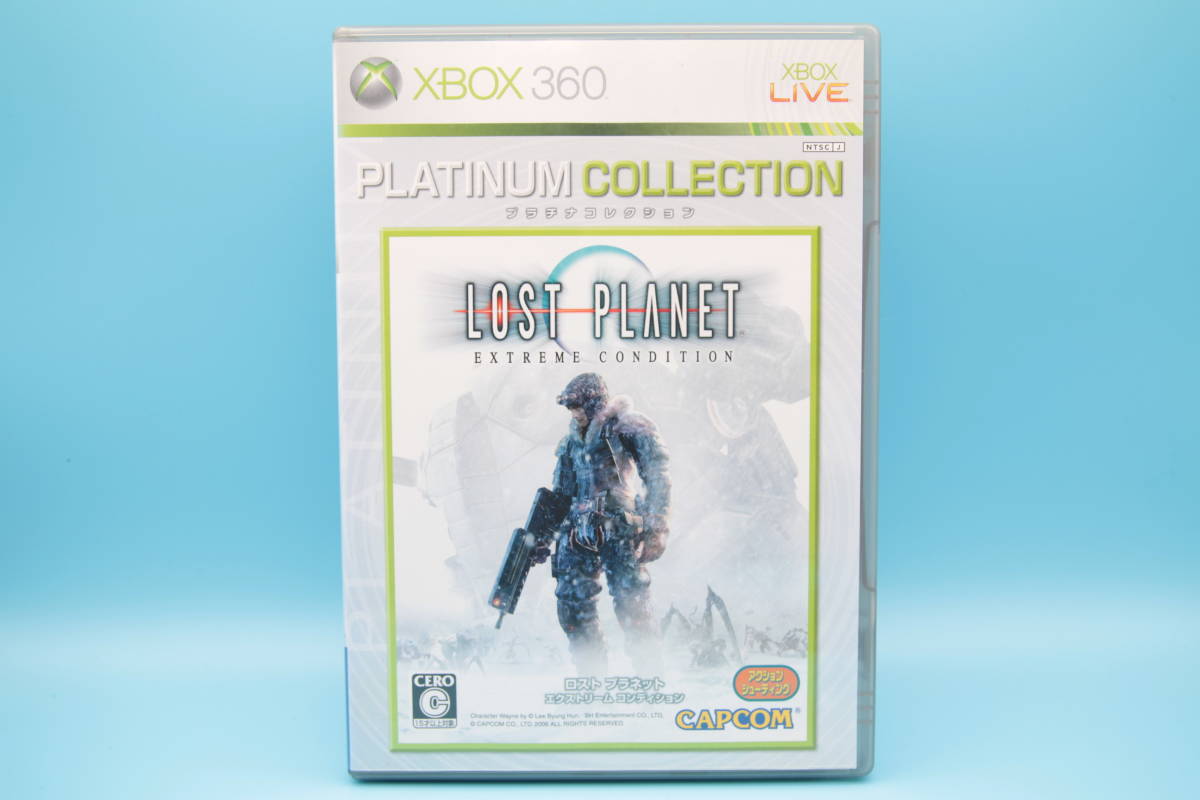 X-BOX ロストプラネット エクストリームコンディション Extreme Condition LOST PLANET Platinum collection Microsoft Xbox 360 game　806_画像1