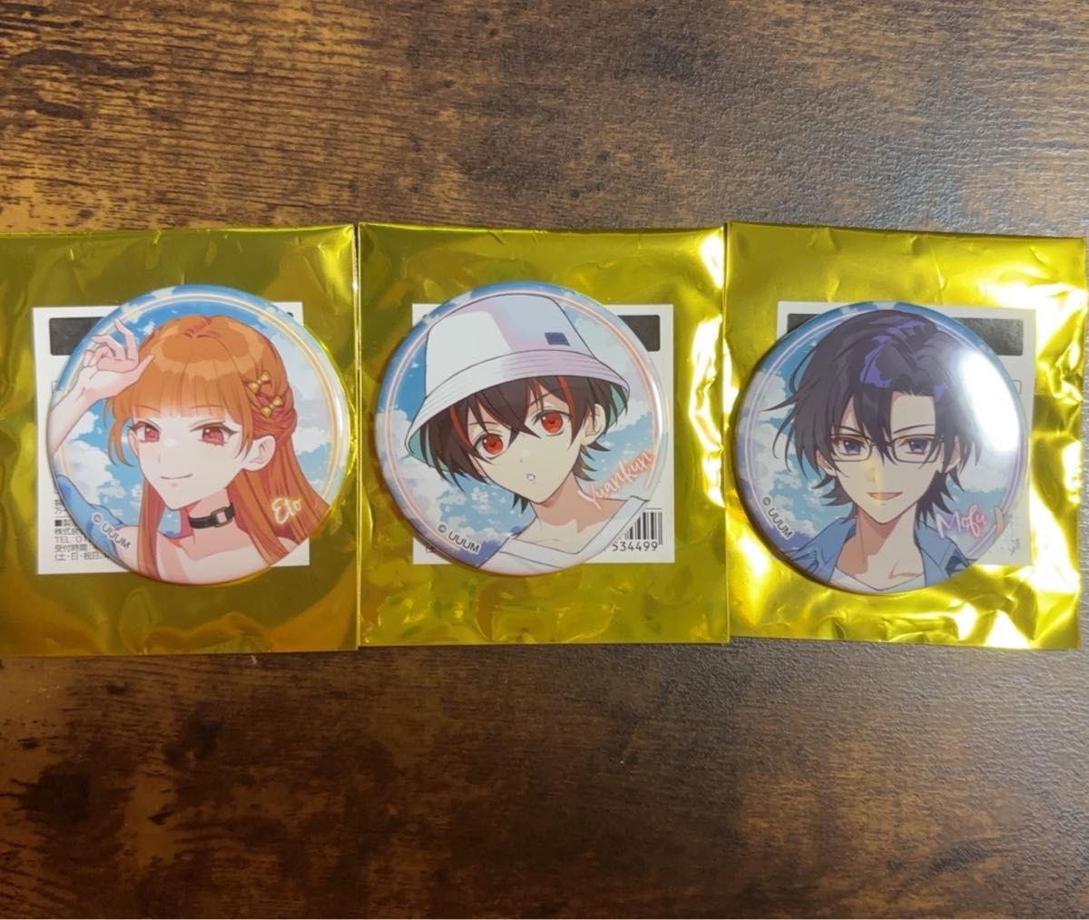 カラフルピーチ えとさん うりさん からぴち カラフルピーチ ひらかたパーク 缶バッジ うりさん